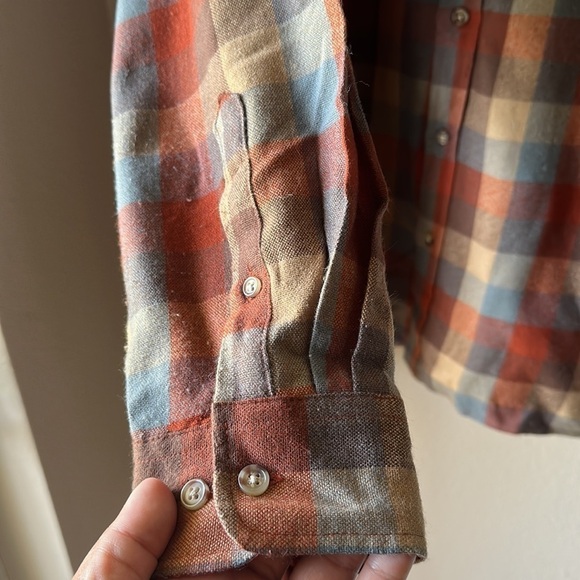 JOHN BLAIR Plaid Long Sleeve Button Down Shirt - Picture 6 of 7